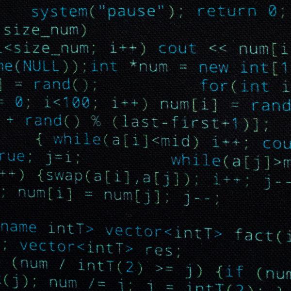 Dekodruck Softwarecode auf Schwarz von Swafing